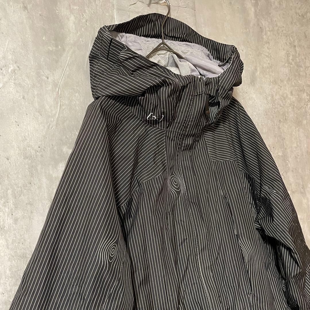 BURTONバートンスノーボードウェアスキージャケットパーカーフード付黒ブラック