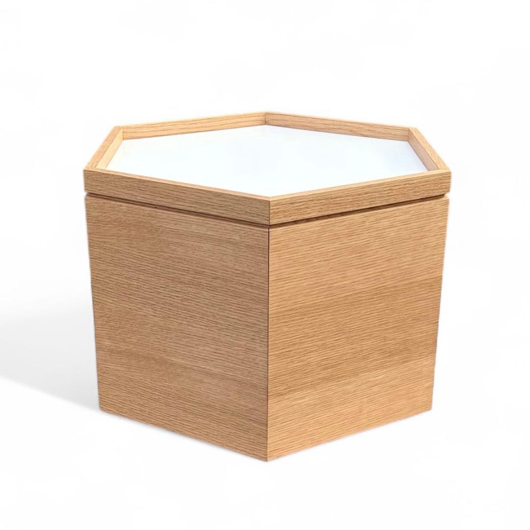 パモウナ カデンツァ エザーゴノ 収納BOX サイドテーブル 北欧 オーク材