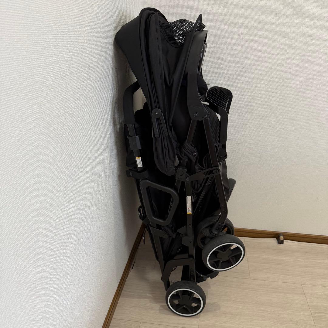 【極美品】カトージ KATOJI 2人でゴー 2人乗りベビーカー 限定色ブラック