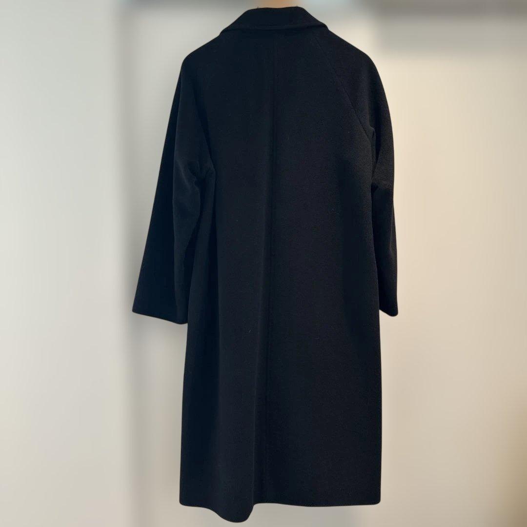 UNITED ARROWS ウール　ロングコート　黒　38 美品