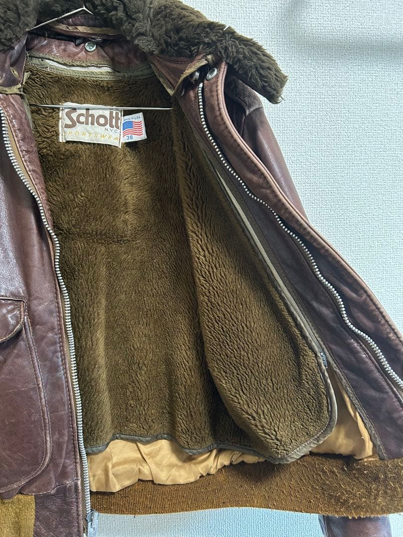 SCHOTT ダブルジッパー　ジャケット