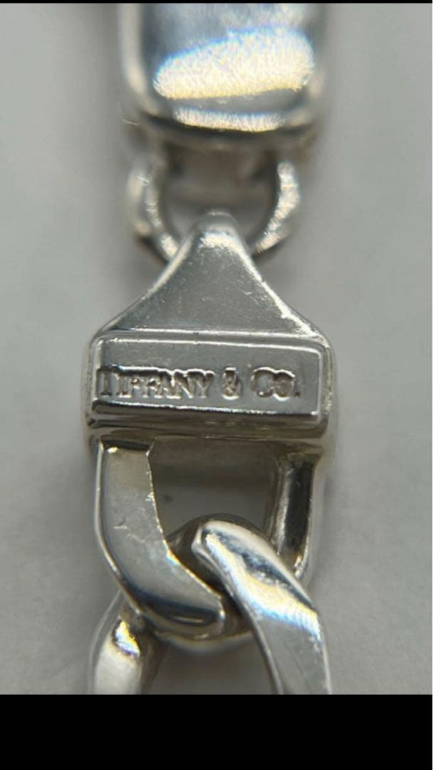 ティファニー TIFFANY フィガロチェーン ブレスレット SV YG コンビ