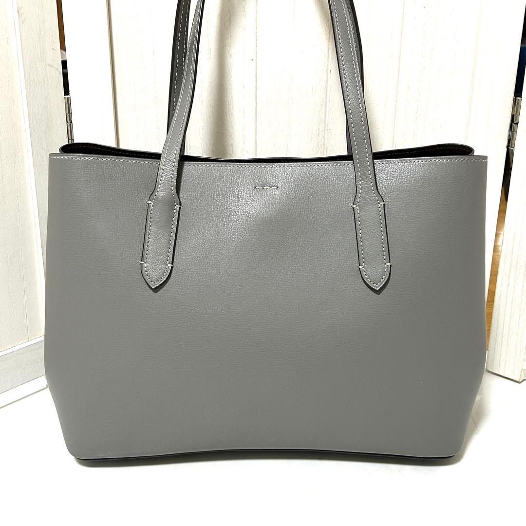 極美品 COACH コーチ アベニュー キャリーオール レザー トートバッグ