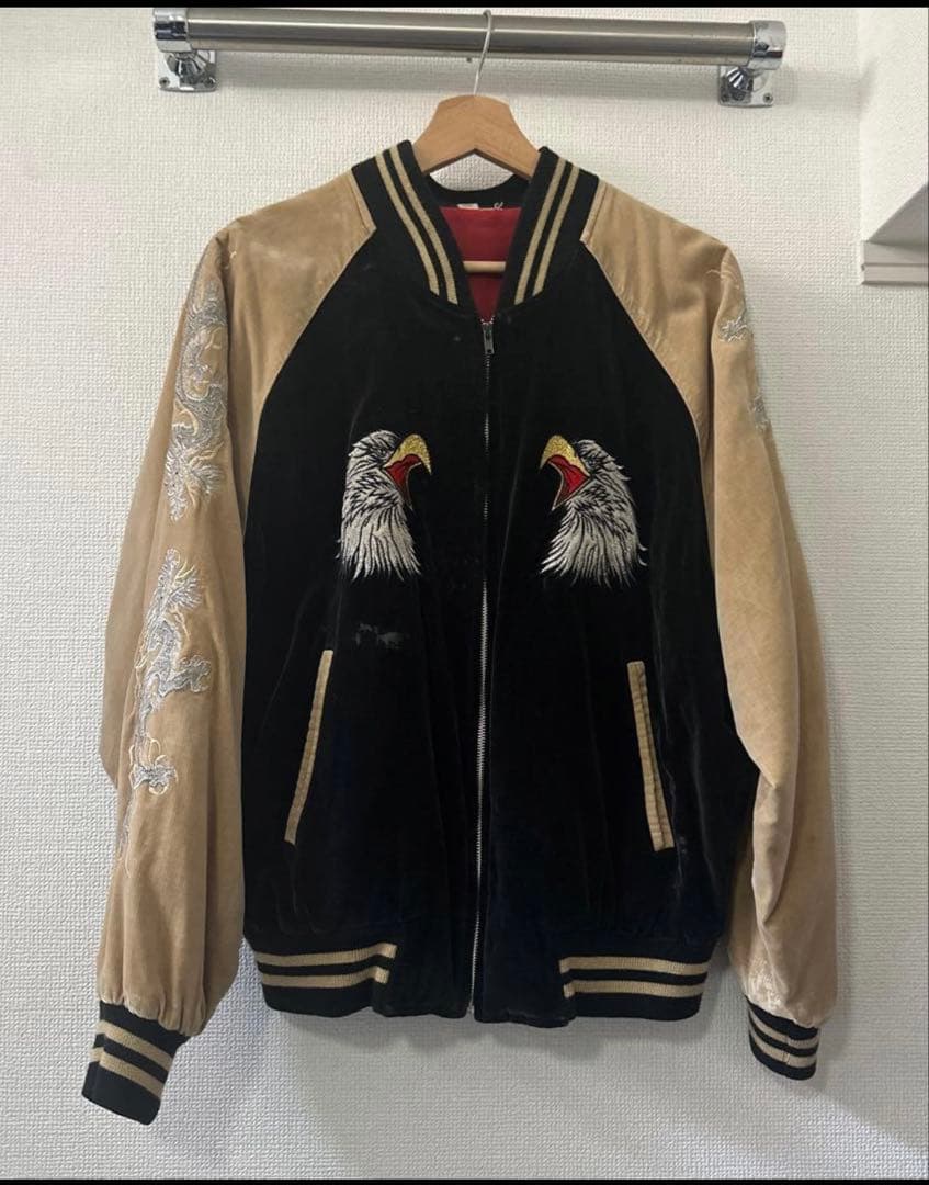 ベロアスカジャン　80〜90's