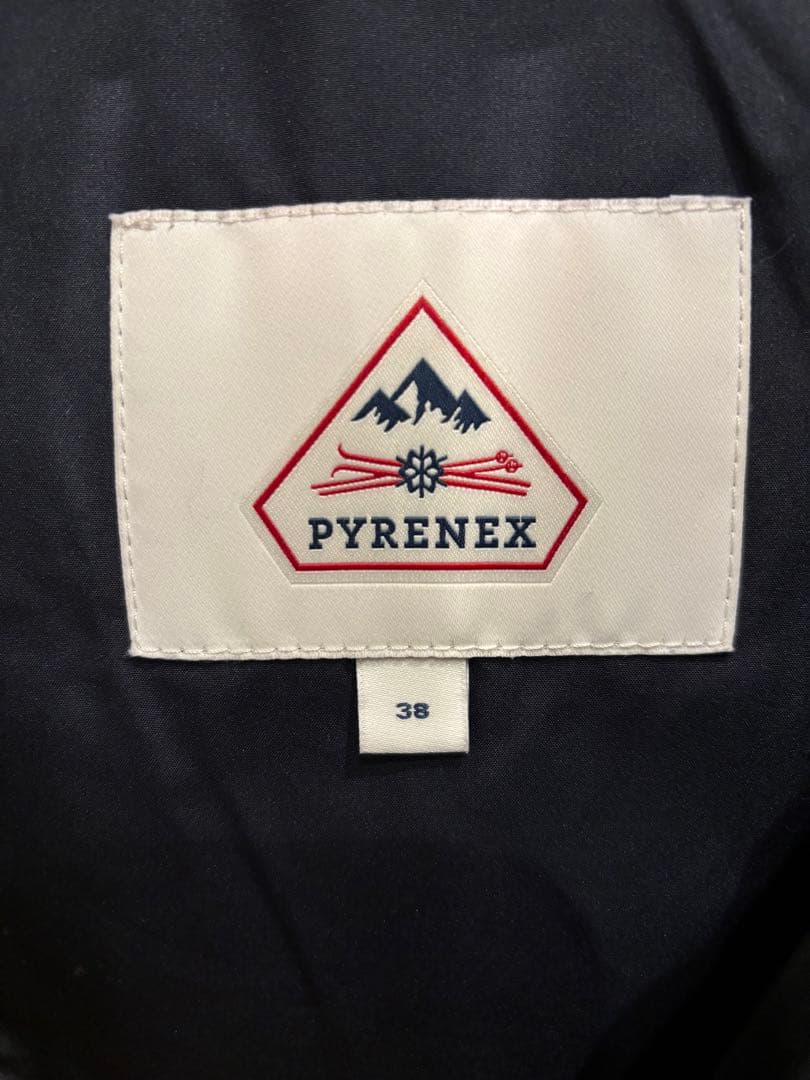 【18日限定値下げ52000→45555】PYRENEXネイビーダウンジャケット