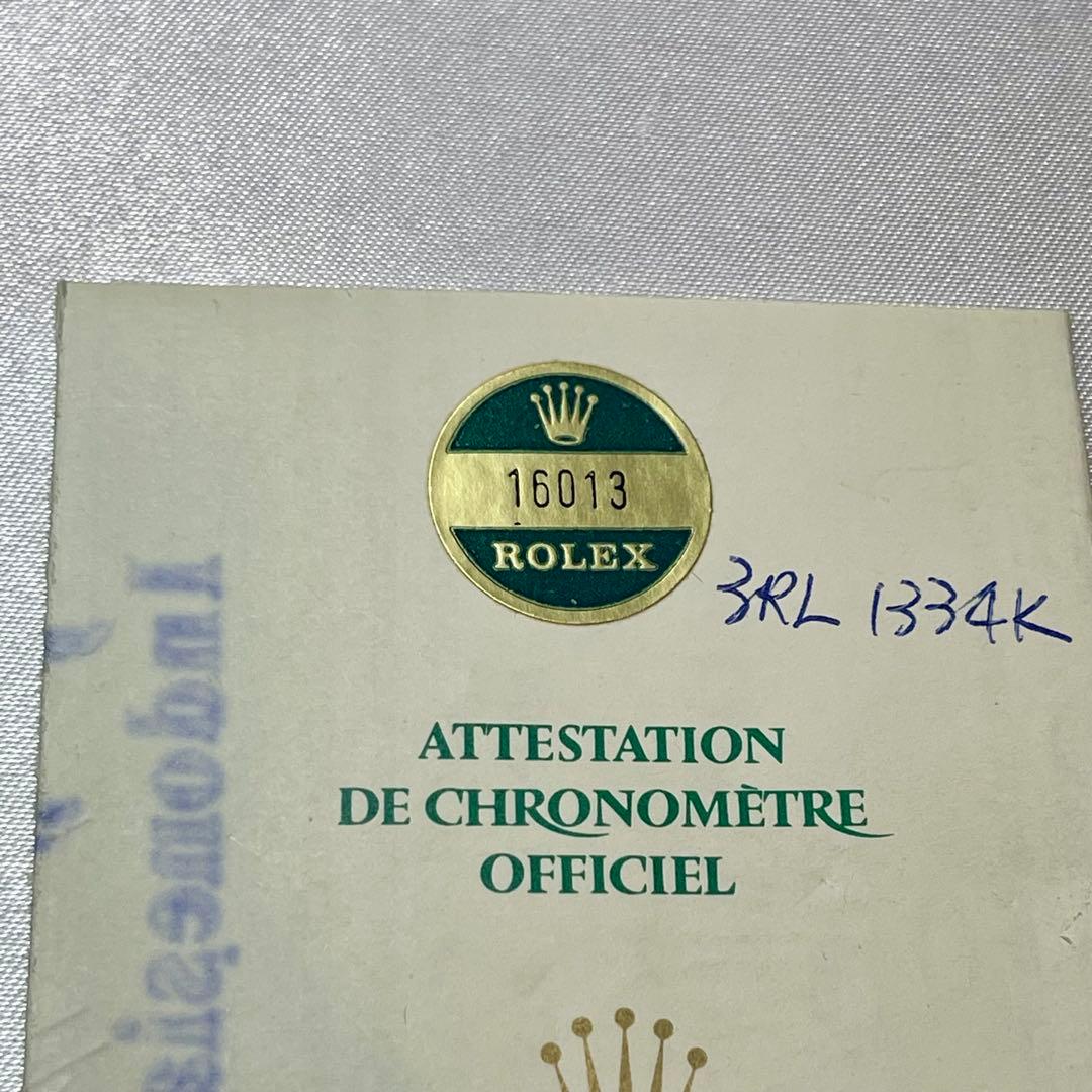 ROLEX 16013 付属品 2コマx2 YG/SSコンビ & 木製内箱 純正