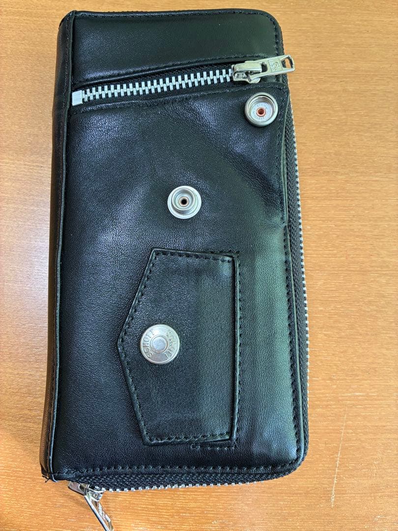 ⭐️美品　schott 財布　ショット　レザーウォレット　Schott 黒