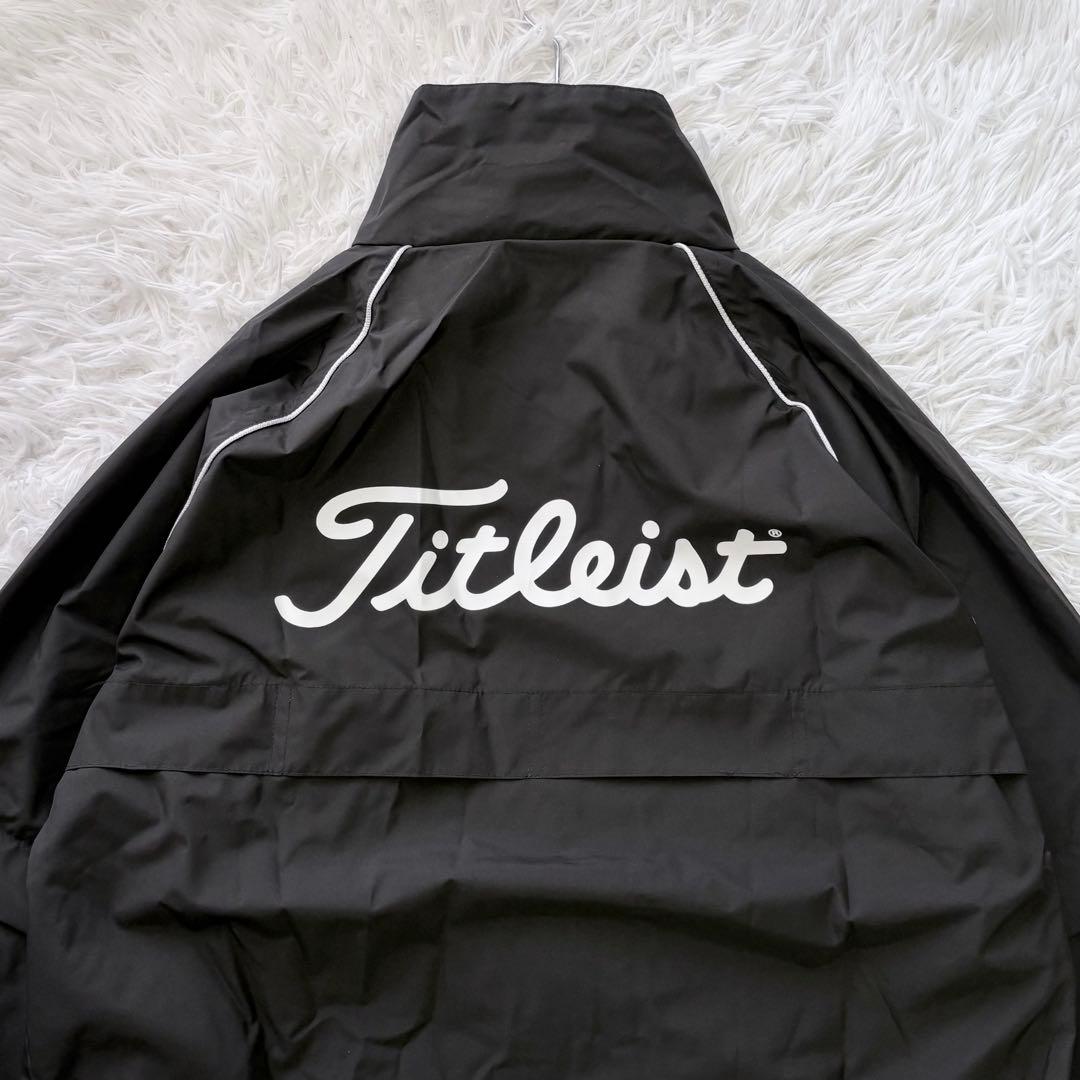 極美品✨Titleist タイトリスト レインウェア 上下セットアップ 黒 L