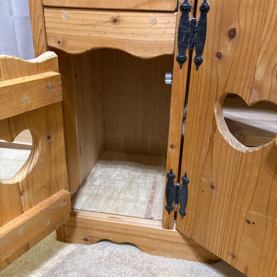 専用です❣️カントリー家具　ハート　チェスト　キャビネット