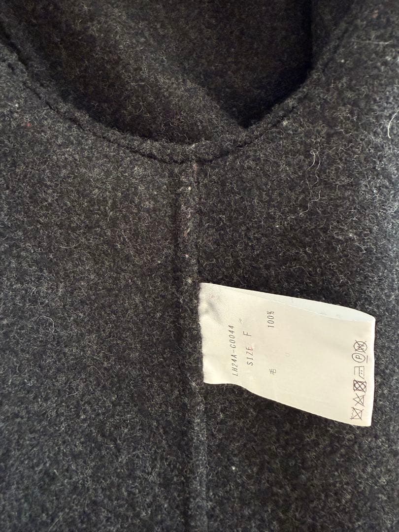 LOHEN ローヘン ショートトレンチリバーコート チャコール