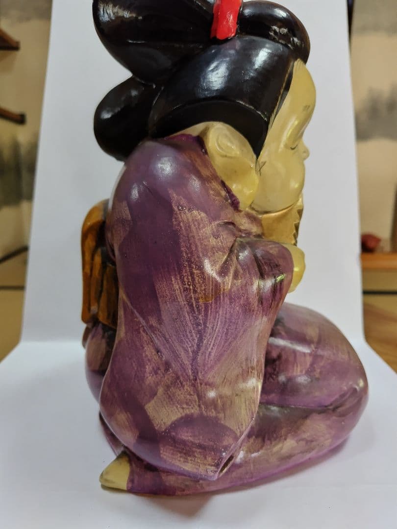 お多福　陶器　縁起物　昭和レトロ