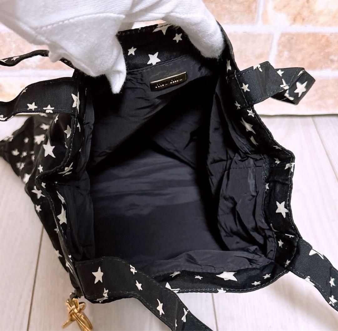 miu miu 星柄トートバッグエコバッグ折りたたみ　ほぼ未使用