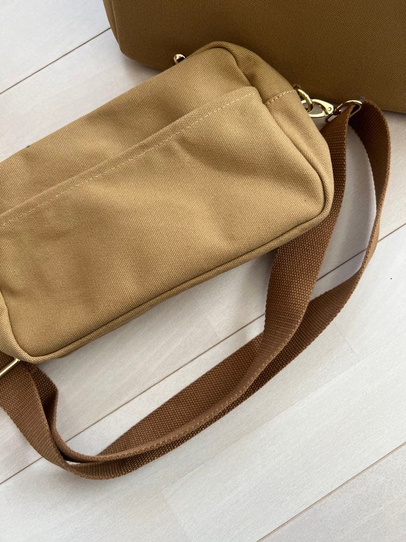 MALI RAJ ベージュ マザーズバッグ オムツショルダーバック セット