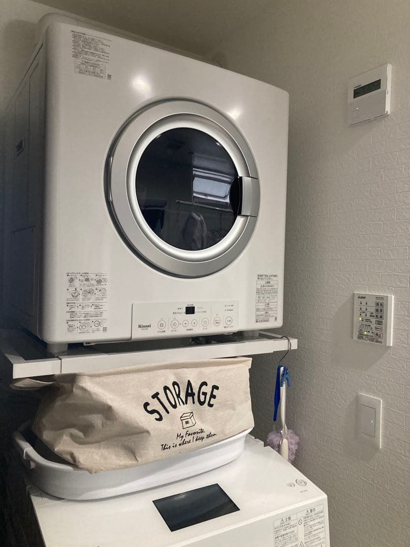 【送料込み】Rinnai ガス式衣類乾燥機 LP用8kg RDT-80