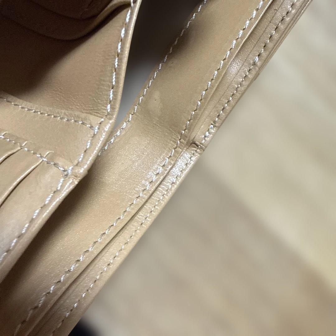 BURBERRY BLUE LABEL ミニ財布　ホワイト　ベージュ　未使用