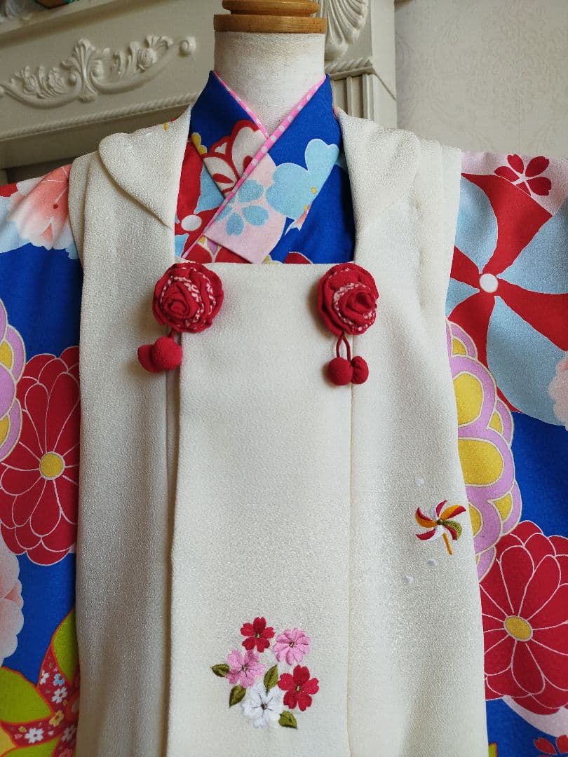 専用です☆ブランド☆ぷちぷり☆濃い紫着物、被布フルセット