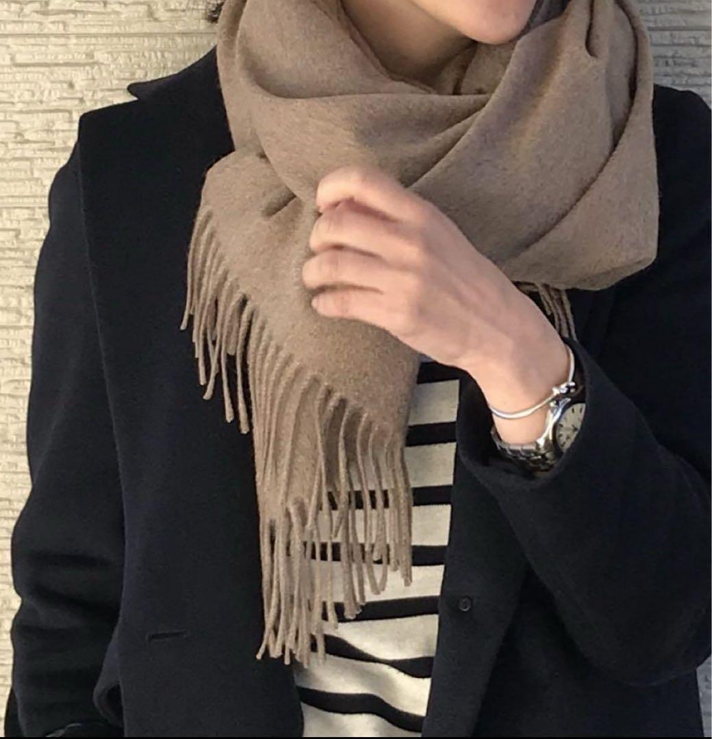 ジョンストンズ　カシミア100% 大判ストール