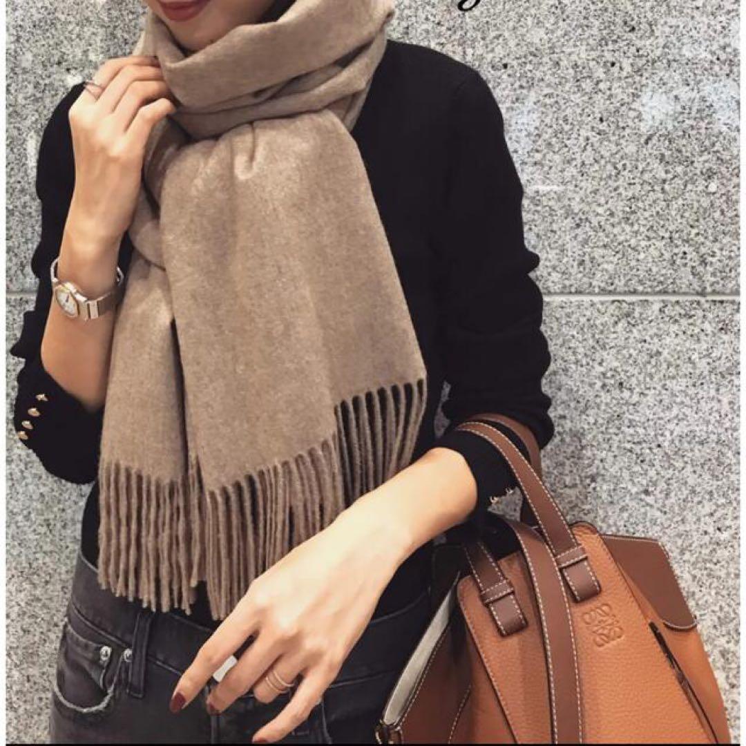 ジョンストンズ　カシミア100% 大判ストール