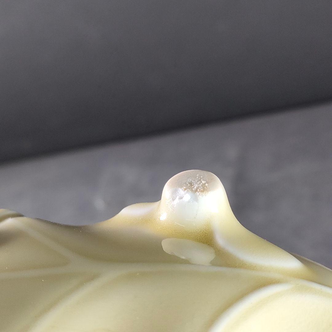 C13-1/在銘/プラチナ縁 刺身皿大8客・小8客/共箱/葉形皿/小皿/向付