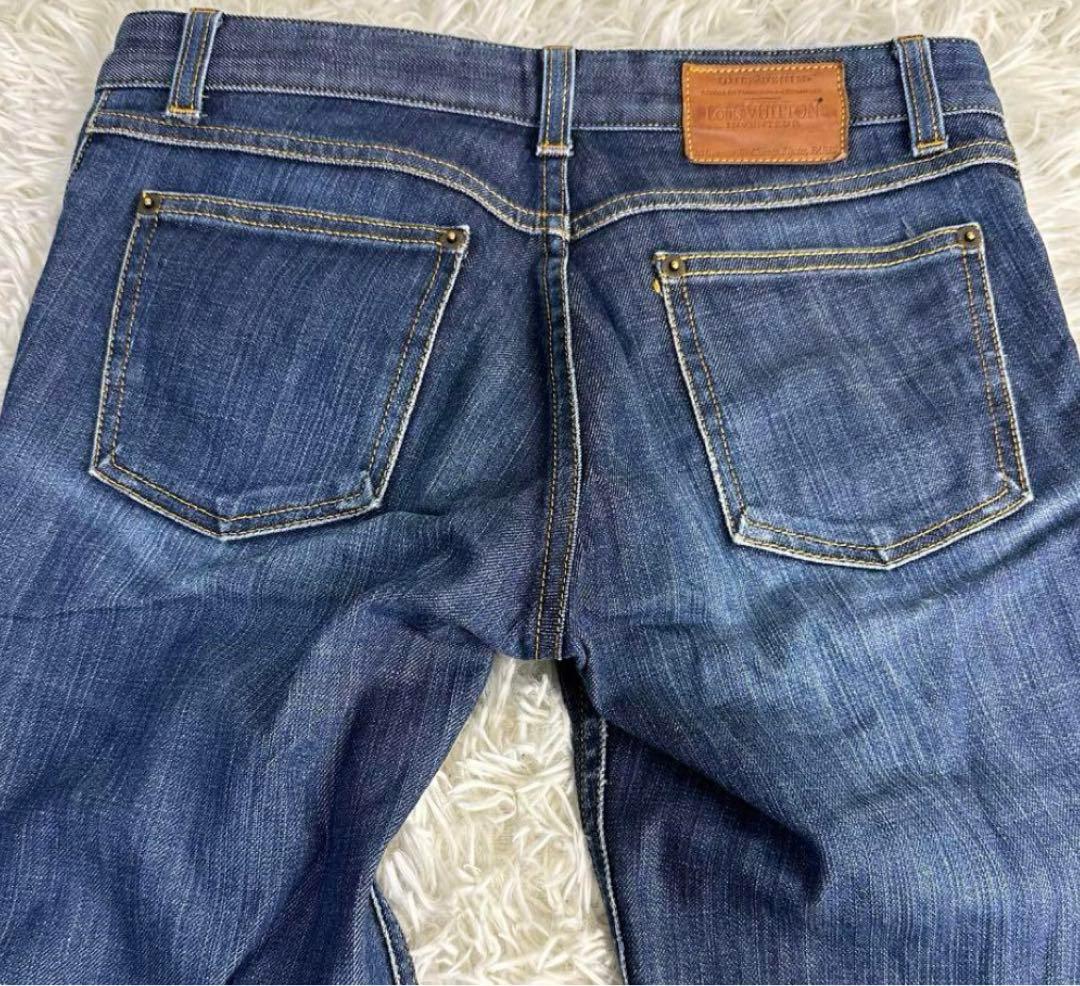 極美品 LOUIS VUITTON ダークブルーデニム 36