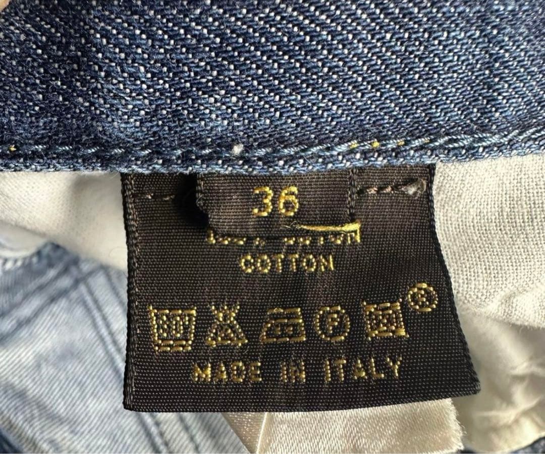 極美品 LOUIS VUITTON ダークブルーデニム 36