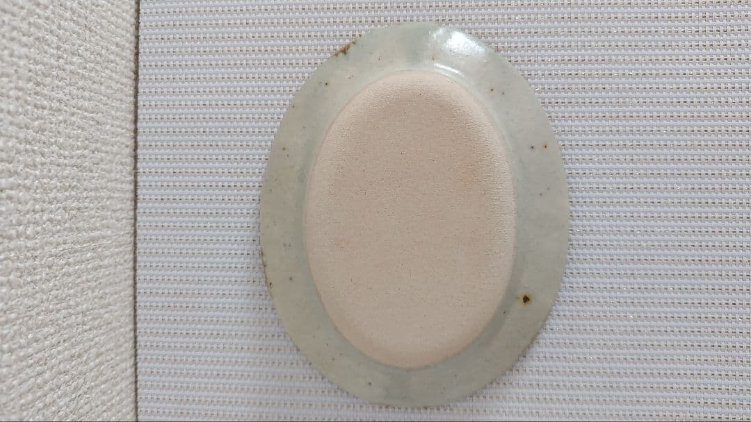 新品　市野吉記さん　楕円小皿　コウホ窯