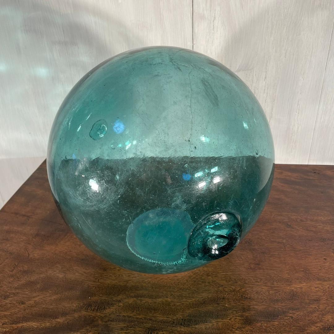 ヴィンテージ ガラス玉 浮き玉 希少 オブジェ 置物 レトロ ビンテージ 縁起物