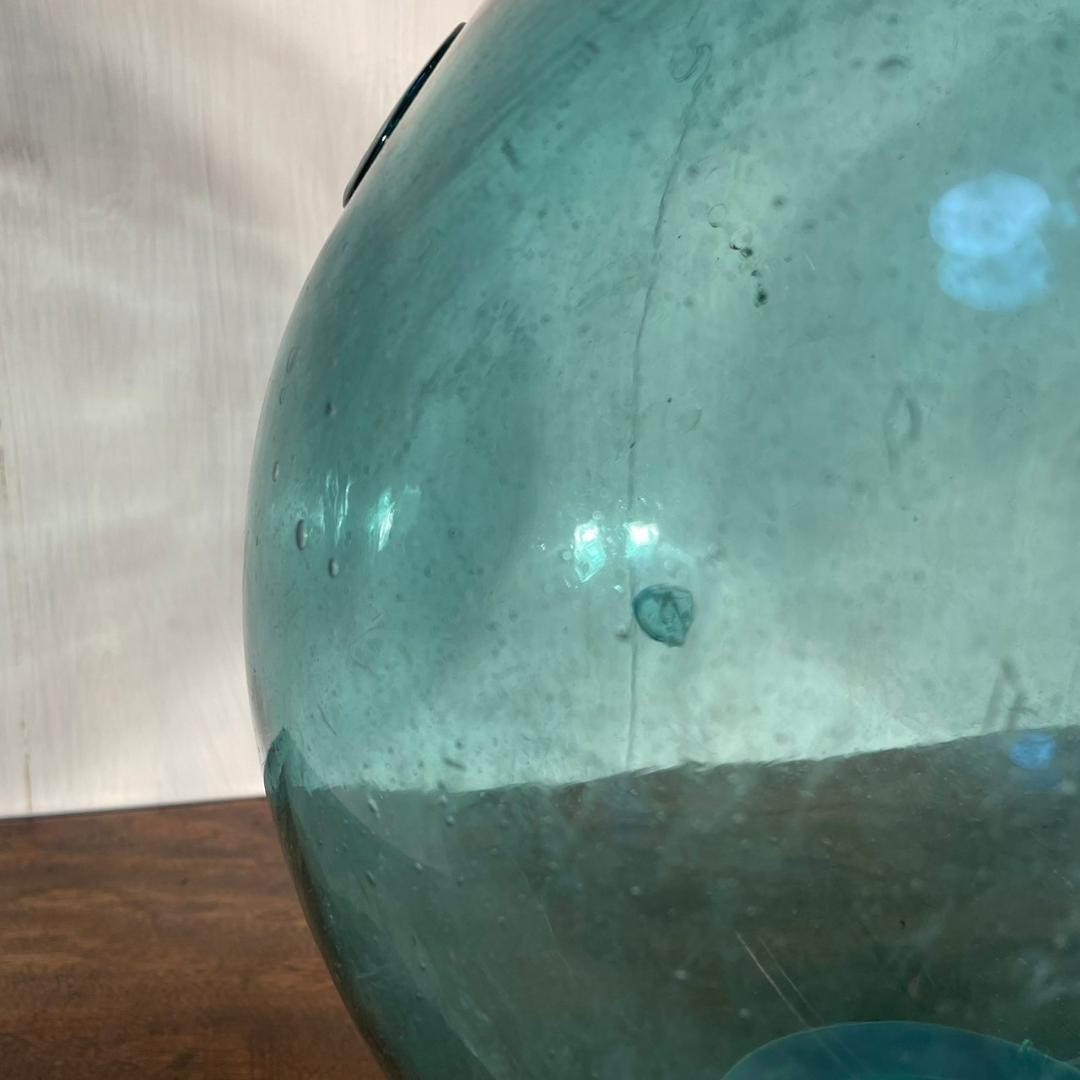 ヴィンテージ ガラス玉 浮き玉 希少 オブジェ 置物 レトロ ビンテージ 縁起物