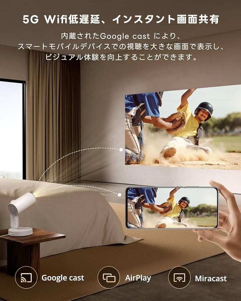 Google TV搭載プロジェクター 本体