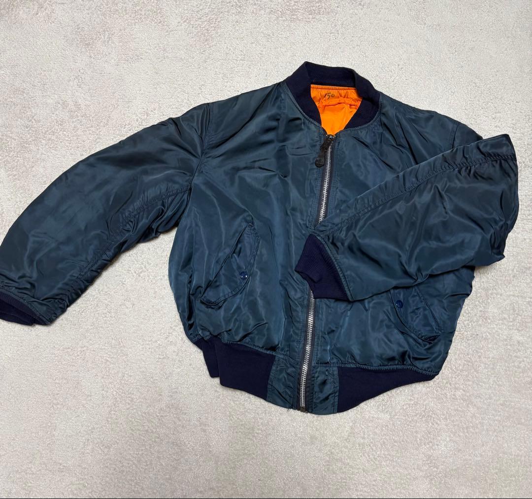 MA-1 短丈 ネイビージャケット