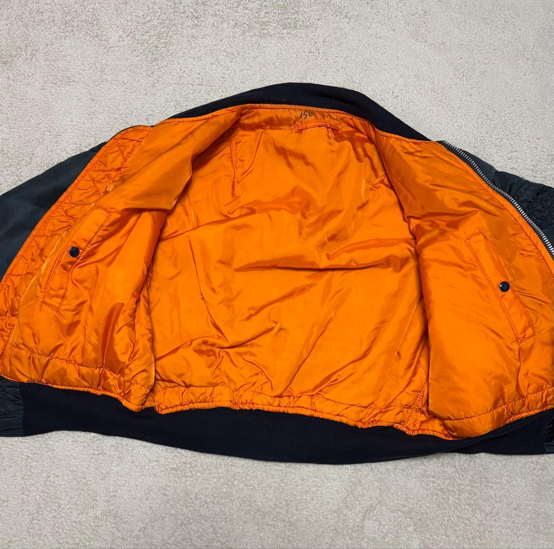 MA-1 短丈 ネイビージャケット