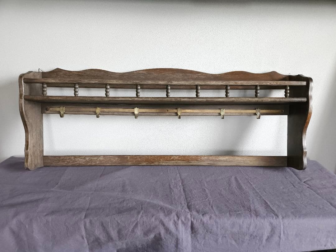 アンティーク　ウォールラック