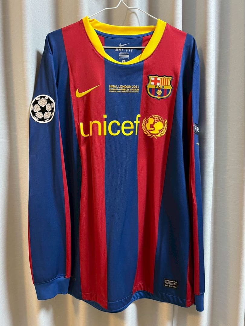 【正規品】バルセロナ10/11 メッシ　ユニフォーム　長袖