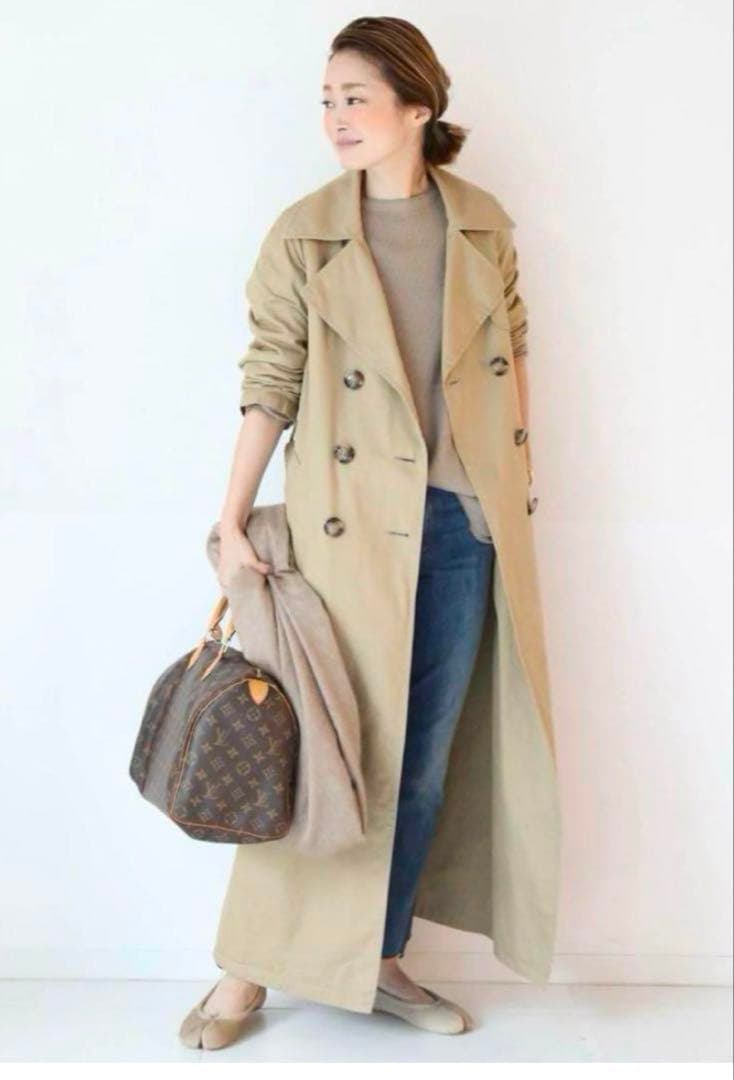 ドゥーズィエムクラス LONG TRENCH COAT ロング トレンチコート