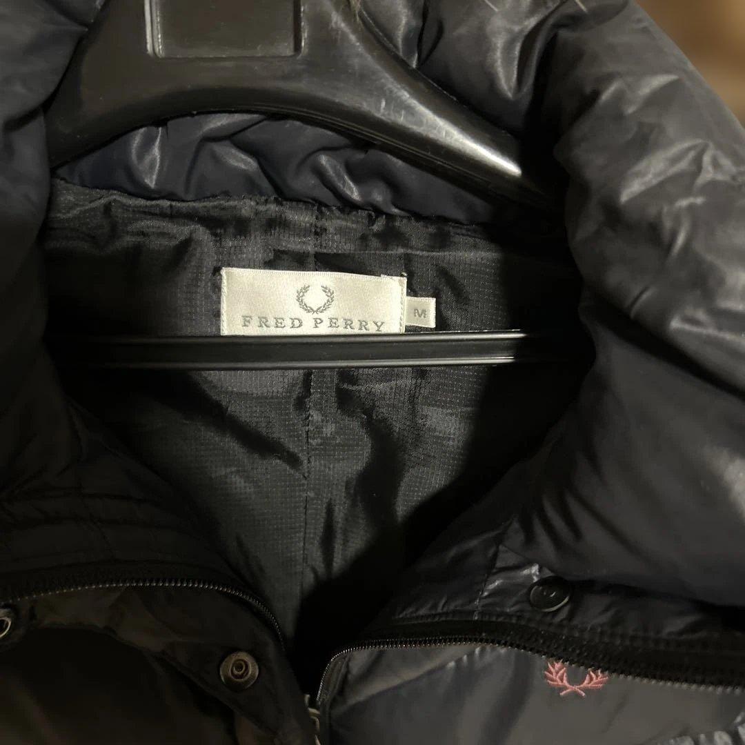 【るきとん様】Fred Perry フレッドペリー ダウンベスト 黒 　y2k