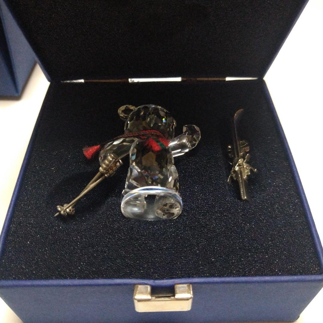 スワロフスキー置物スキー