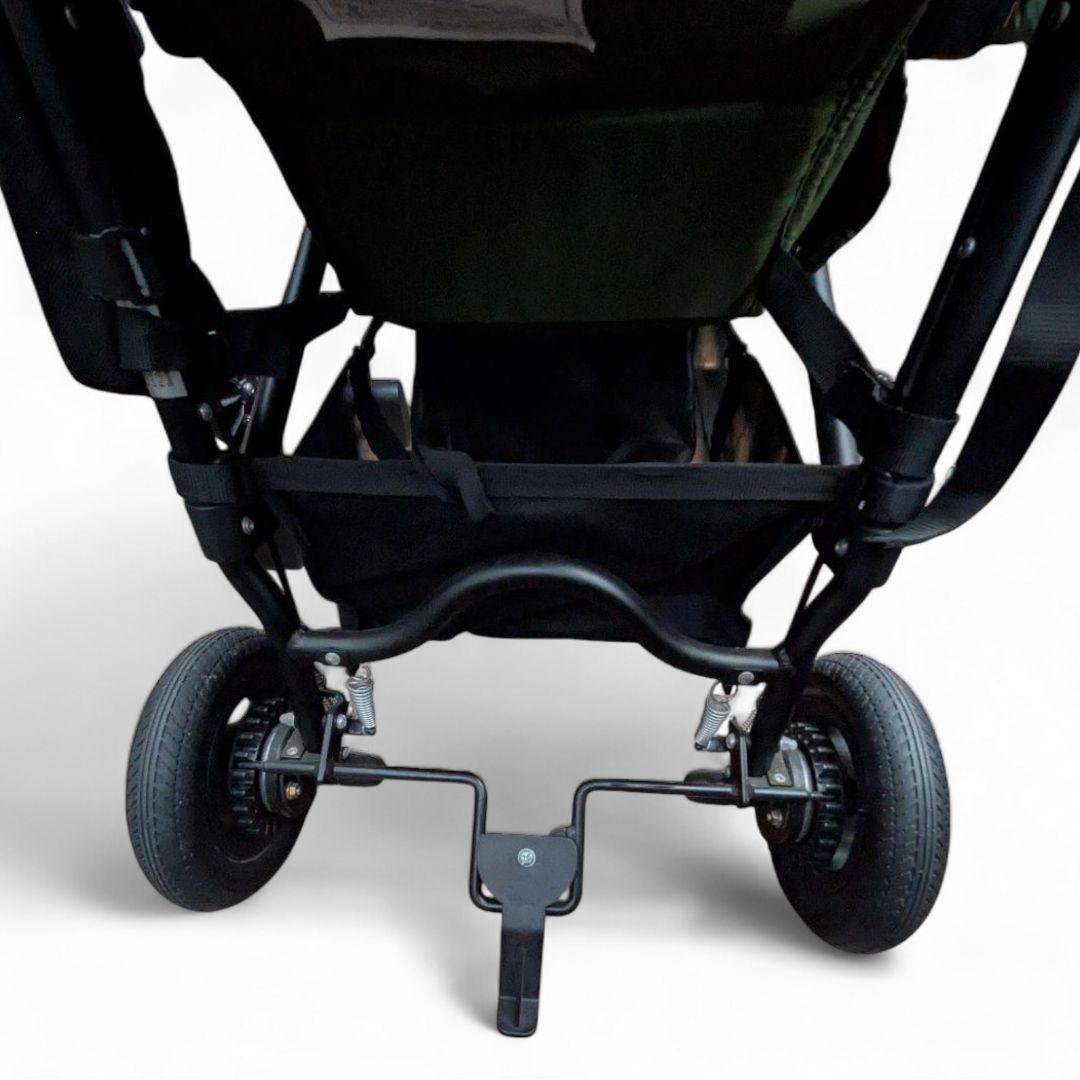 状態◎ エアバギー ココ 空気入付 カーキ 三輪 ブレーキ ベビーカー