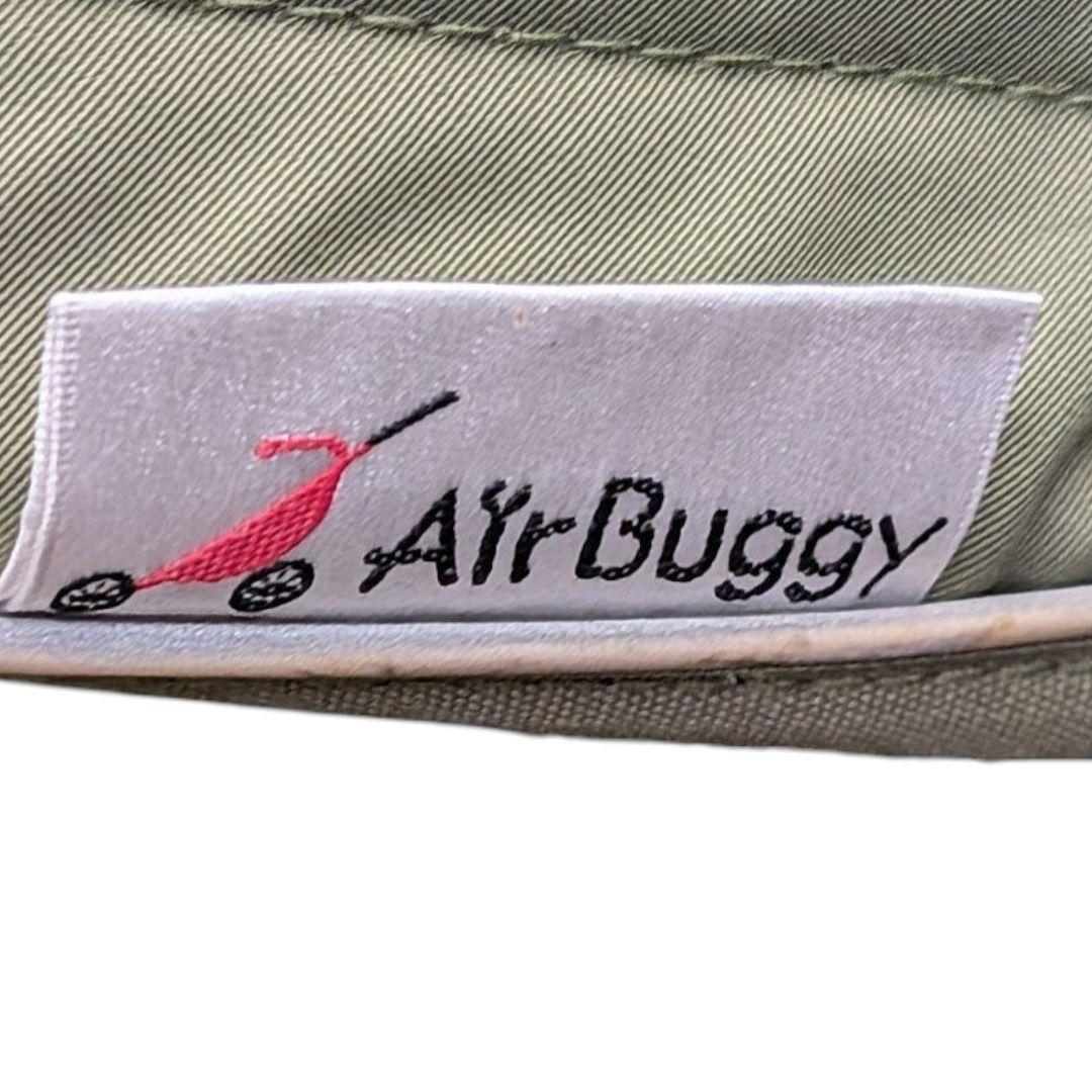 状態◎ エアバギー ココ 空気入付 カーキ 三輪 ブレーキ ベビーカー