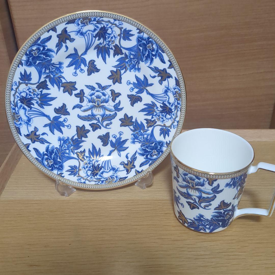  ハイビスカスマグカップ＆プレート2点セット