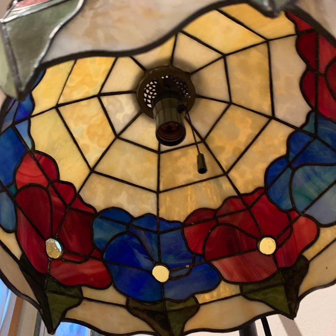 湯*3様 428)ステンドグラス フロアスタンドランプ　高さ168㎝