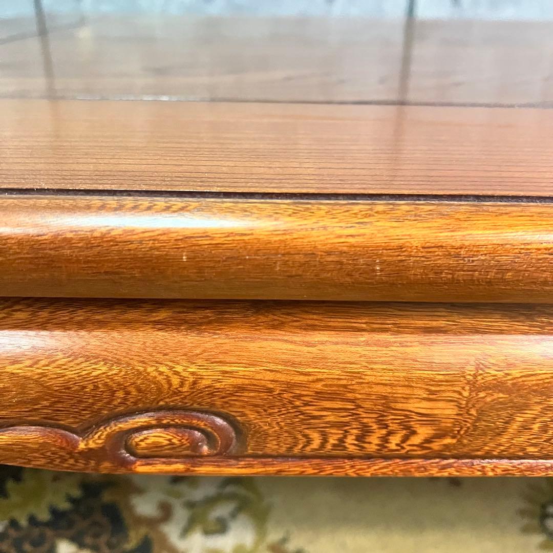 ꧁カリモク家具 karimoku꧂座卓 センター テーブル 食卓机 昭和レトロ