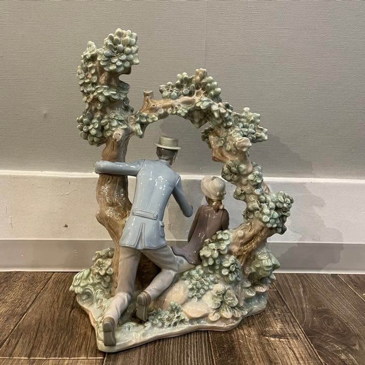 【希少】 LLADRO リヤドロ 男女 フィギリン 陶器人形 置物 手渡し限定