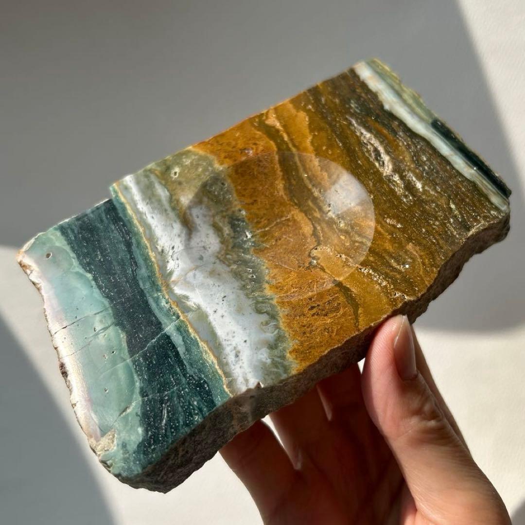 オーシャンジャスパー　スフィアホルダー