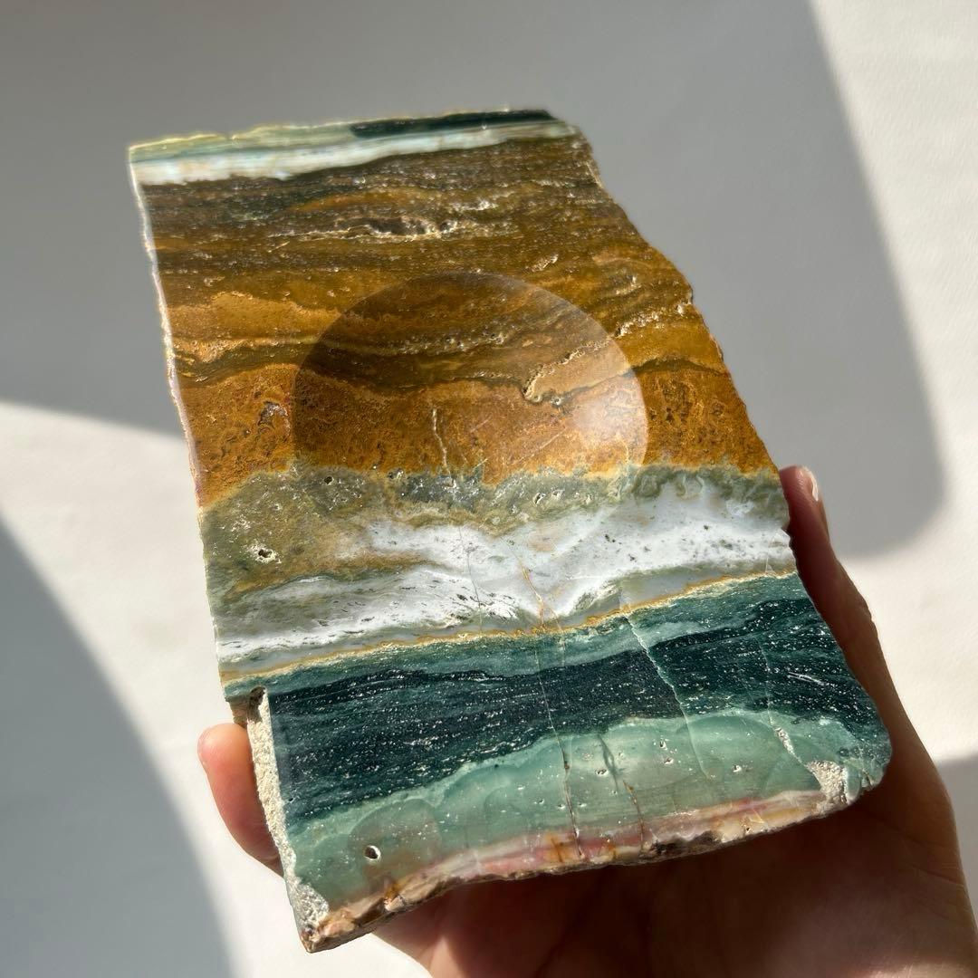 オーシャンジャスパー　スフィアホルダー