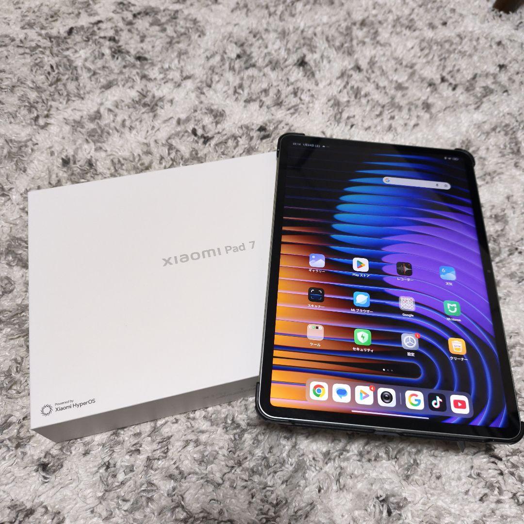 Xiaomi Pad 7 256GB　本体 箱付き　ケース付き