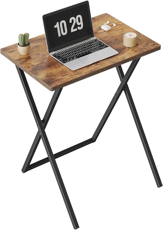Cubiker 折りたたみデスク 幅60cm奥行き40cm ブラウン