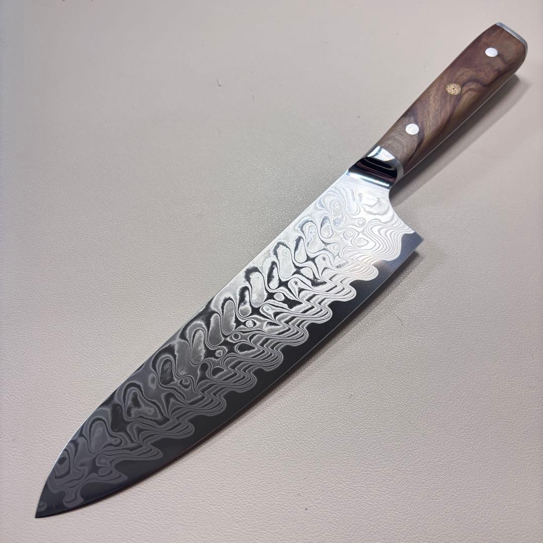 【debumimi2003 】210mm ダマスカスシェフナイフ牛刀 2本