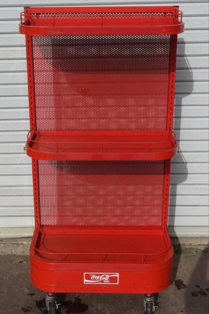 コレクター放出品 コカコーラ ワゴン キャスターワゴン レトロ 希少