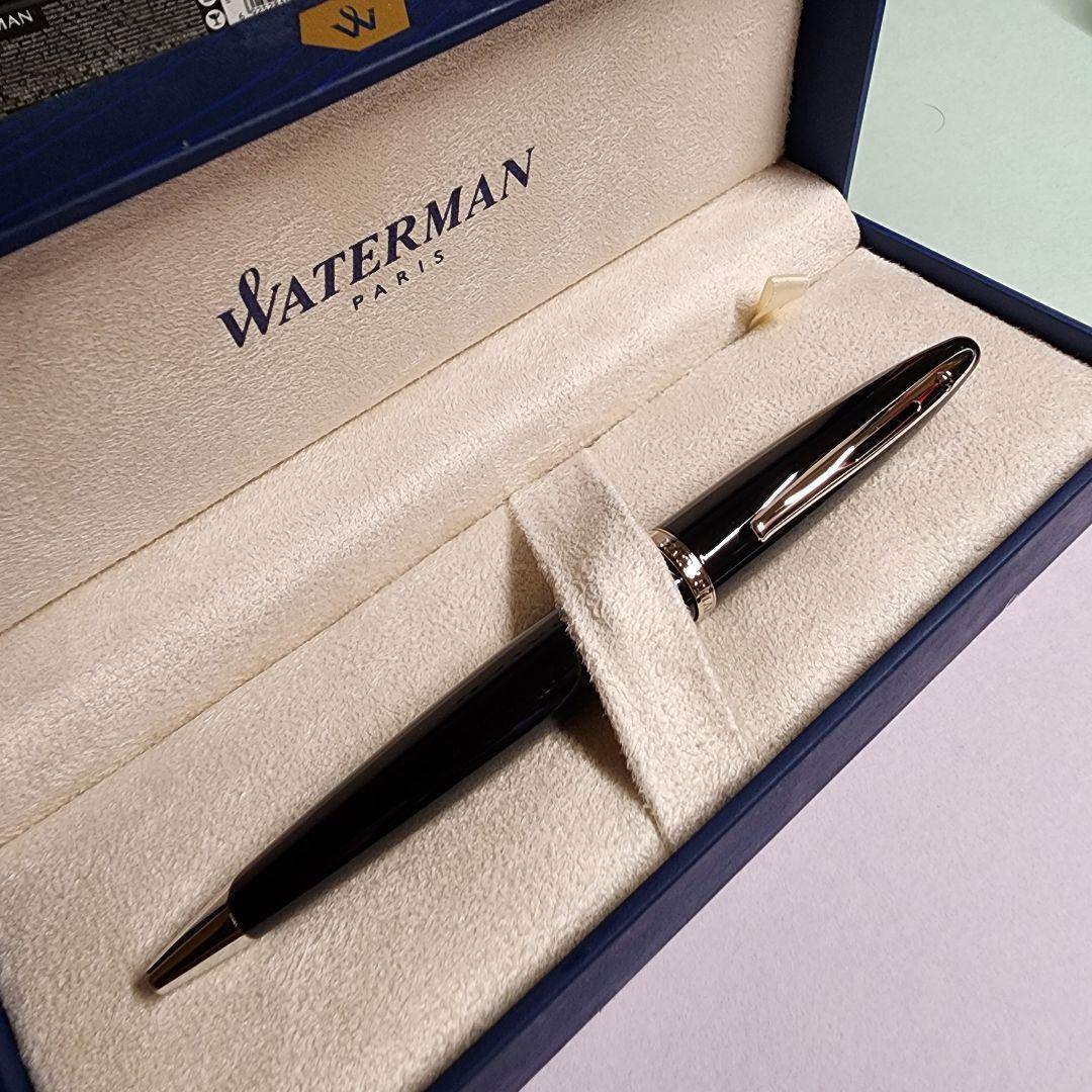 ウォーターマン カレン ブラックシー CT【極美品、ボールペン】