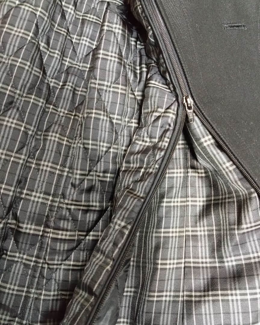 BURBERRY BLACKLABEL ウール混トレンチコート M 美品！